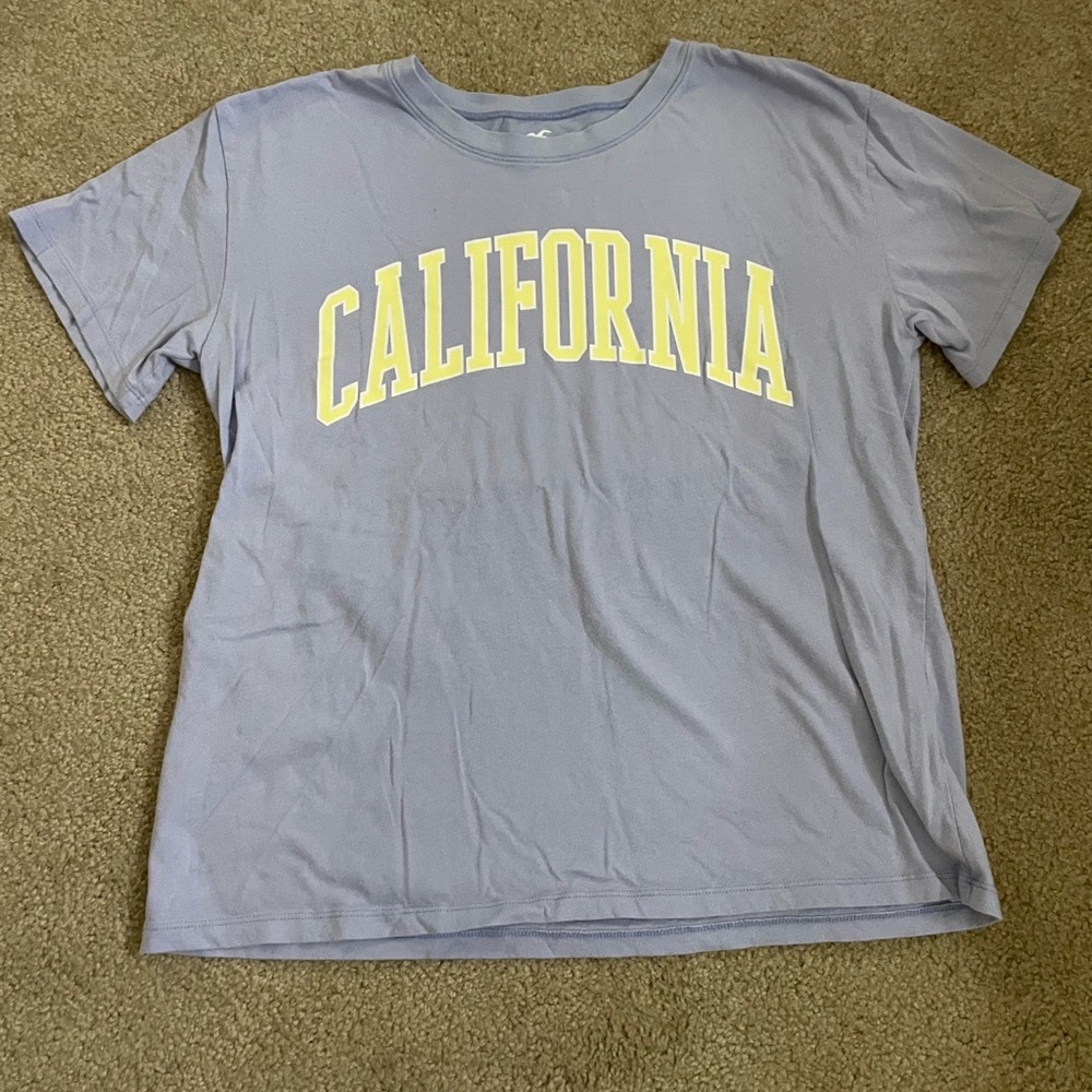 Hollister light blue “California” T-shirt